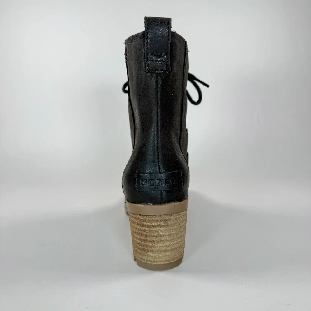 Sorel Womens 8.5 Waterproof Leather Lace Up Ankle‎ Boots Brown NL3715 NWT